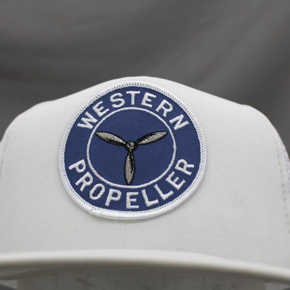 Vintage Trucker Hat - Western Aviation Patched - Adult Snapback - Picture 2 of 8